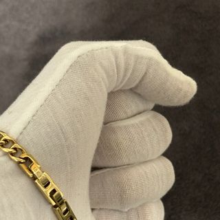 Pulsera Cubana Oro Laminado 18K Hombre