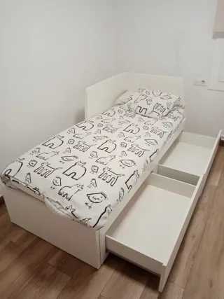 Cama nido Ikea Flekke blanca