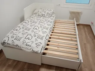 Cama nido Ikea Flekke blanca