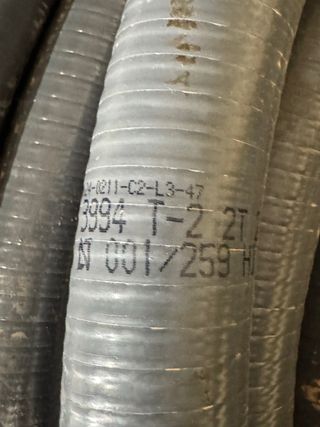 50 mtrs tubo PVC flexible gris de diametro 40