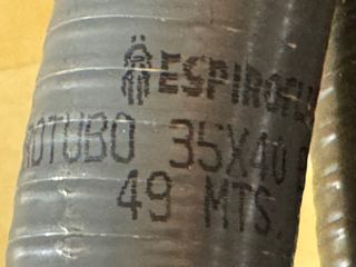 50 mtrs tubo PVC flexible gris de diametro 40