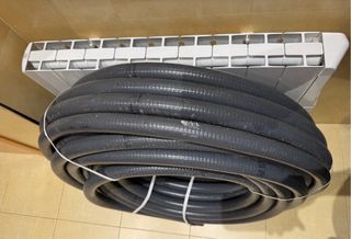 50 mtrs tubo PVC flexible gris de diametro 40