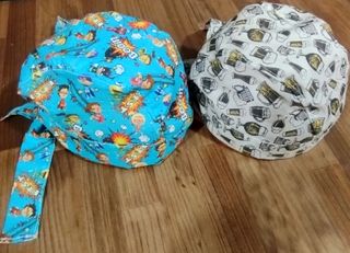 2 Bandanas Superhéroes y Jarras de cerveza.