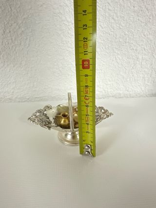 Figura decorativa de metal