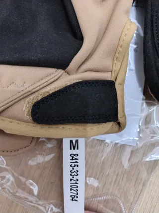 Guantes Gore Windstopper Beige/Negro