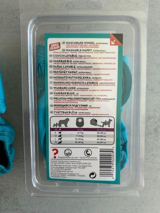 Pañal Lavable x2 Perro Gato Talla XS