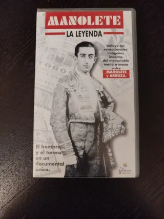 Manolete La Leyenda VHS Documental Español