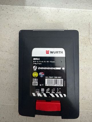 Juego Brocas WURTH de todo tipo