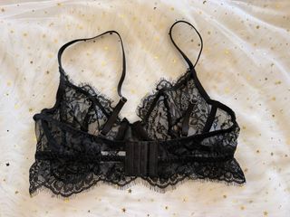 Sujetador encaje negro