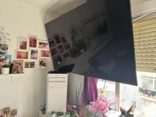 Televisor Samsung 65 Negro con plástico protector