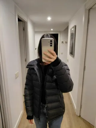 Abrigo de plumas Everest gris