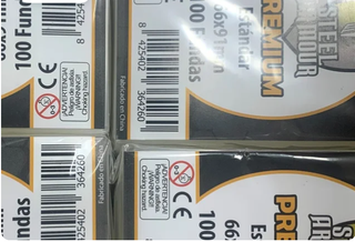 2000 Fundas Premium Steel Armour 66x91mm