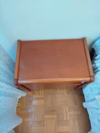 Pareja Mesitas Noche Cerezo Madera