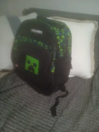 Mochila Minecraft Creeper