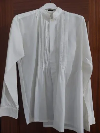 Camisa fallera blanca talla 12