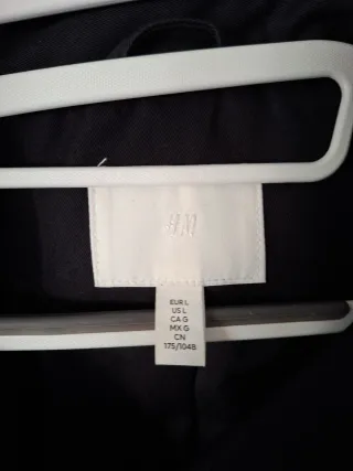 Trench corto H&M negro