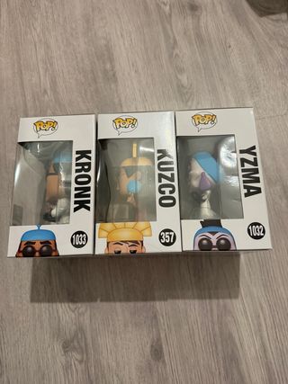 Set Funko Pop Kuzko, Kronk y Yzma Disney