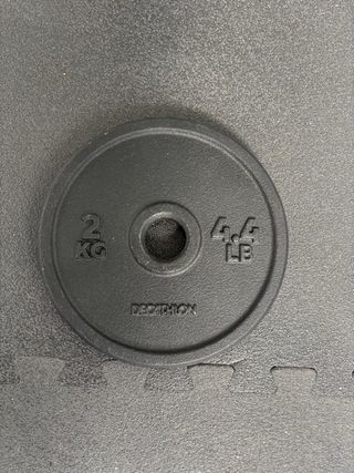 Disco musculación 2 Kg x 12 unidades