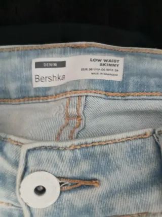 Vaqueros Bershka Low Waist Skinny Talla 38
