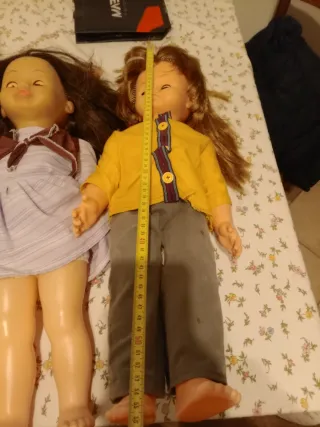 Coppia bambole vintage