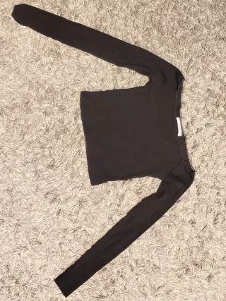 Top Hombros Descubiertos Negro XS
