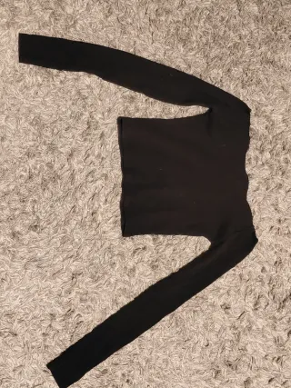 Top Hombros Descubiertos Negro XS