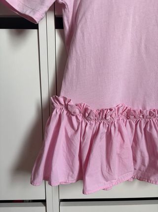 Lote H&M: Camiseta rosa y mono blanco Talla XS