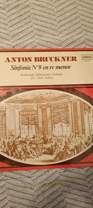 Vinilo Anton Bruckner Sinfonía N°9