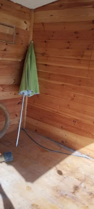 Casetas de madera y metal