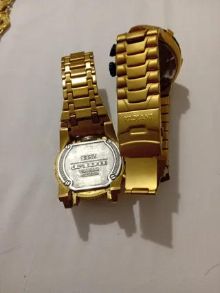 Cadena bañada en oro con colgante 777