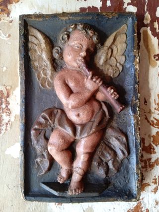 Tabla retablo antiguo Taller Castillo Lastrucci