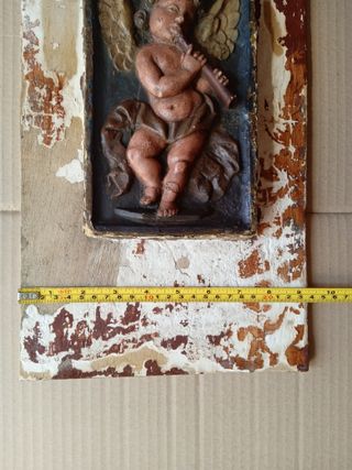 Tabla retablo antiguo Taller Castillo Lastrucci