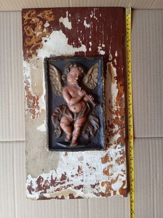 Tabla retablo antiguo Taller Castillo Lastrucci