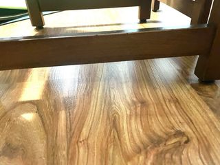 Set 3 sedie in legno con seduta imbottita