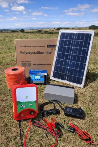 Pastor animales Kit Cargador Solar 12v Polycrystal