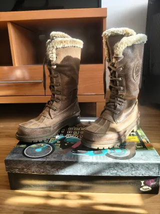 Botas Panama Jack Mujer Beige/Marrón Talla 40