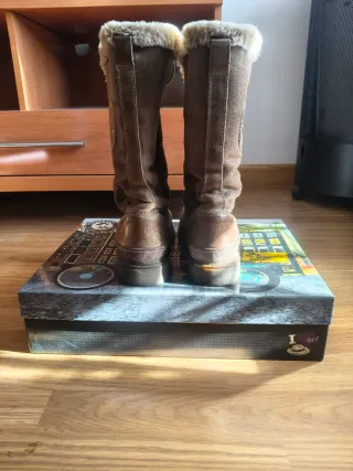 Botas Panama Jack Mujer Beige/Marrón Talla 40