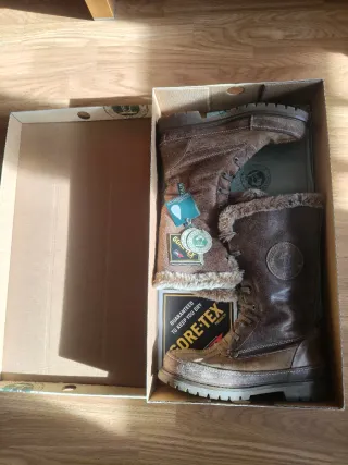 Botas Panama Jack Mujer Beige/Marrón Talla 40