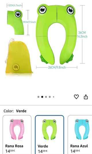 Reductor WC Plegable Rana Niños