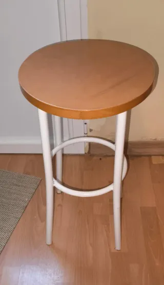 Banqueta de cocina madera y metal