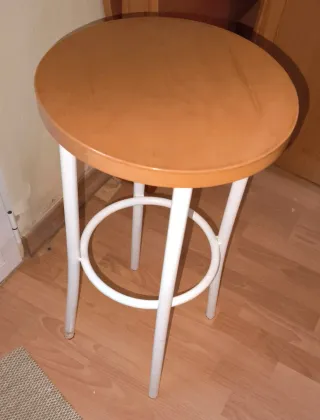 Banqueta de cocina madera y metal