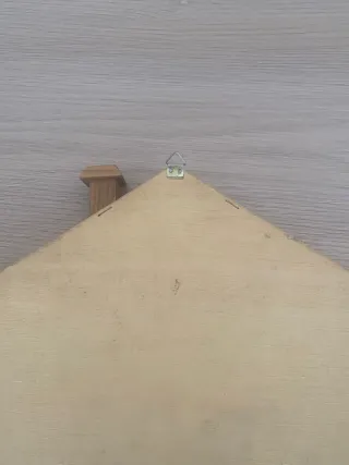 Balda estantería casa madera