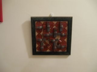 Cuadro Marco Madera con Cristal y Llaves