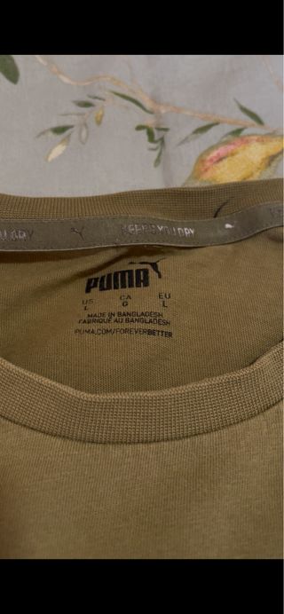 Camiseta Puma Verde Oliva