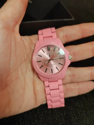Reloj estilo Tous Rosa