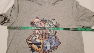 Camiseta hombre Escudo Hogwarts HP talla M