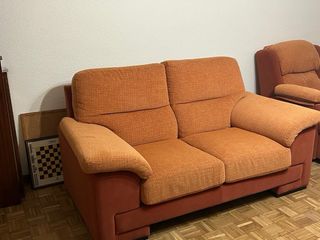 Sofá de 2 plazas en tela