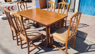 Lote Mesa Comedor Extensible + 4 Sillas 640513971