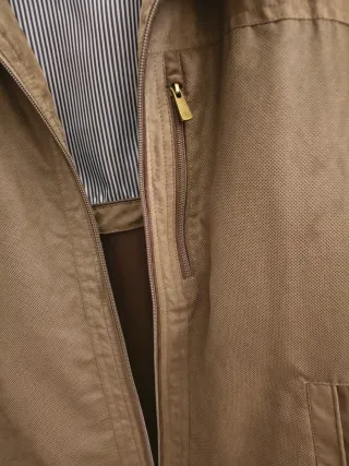 Cazadora hombre marrón