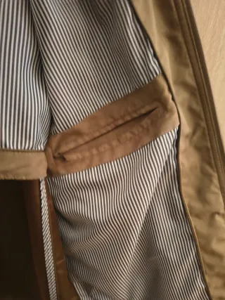 Cazadora hombre marrón